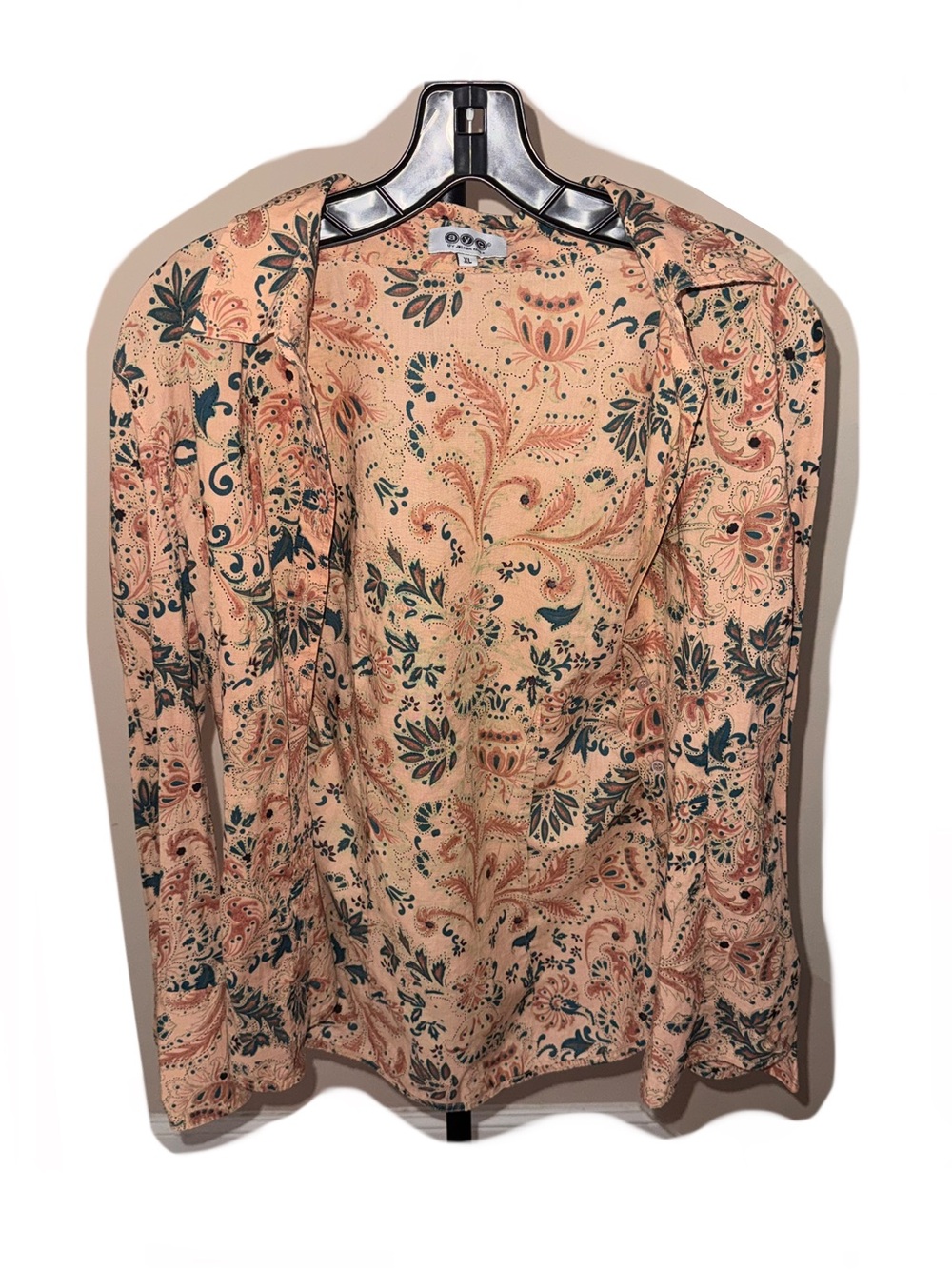 Paisley Patterned Button-Up Shirt - Picture 2 of 4